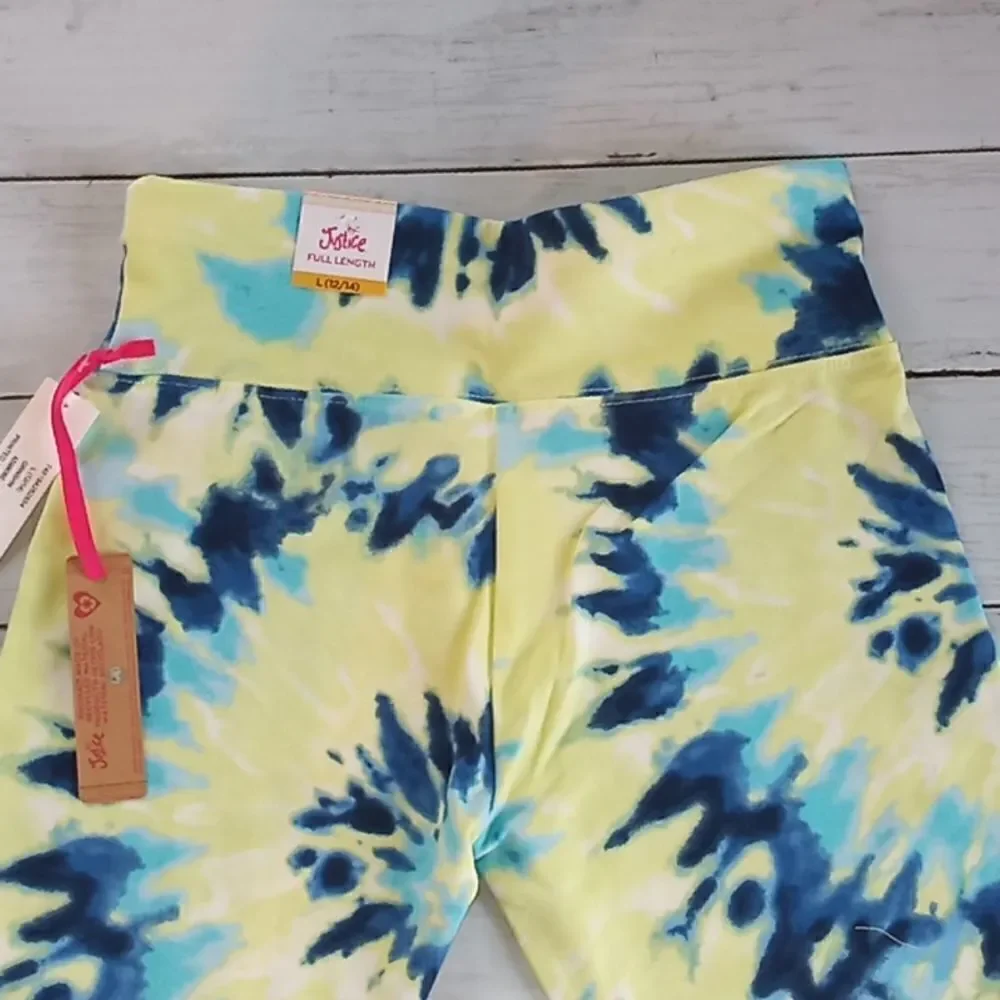 Justice Girls Tie Dye Leggings